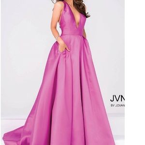 NWT Purple Prom Ball Gown 47530 by Jovani Size 4